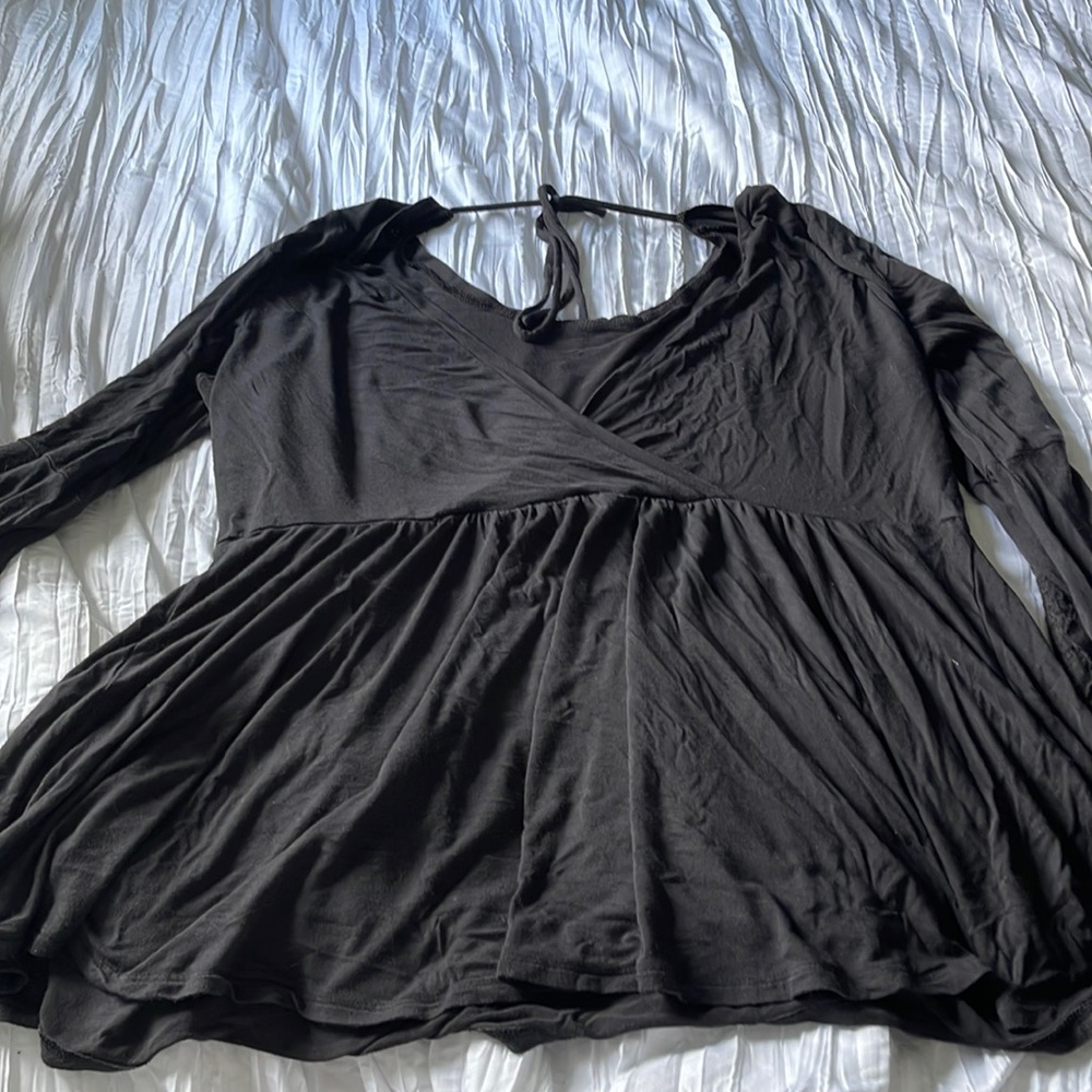 American eagle lace bell sleeve top.